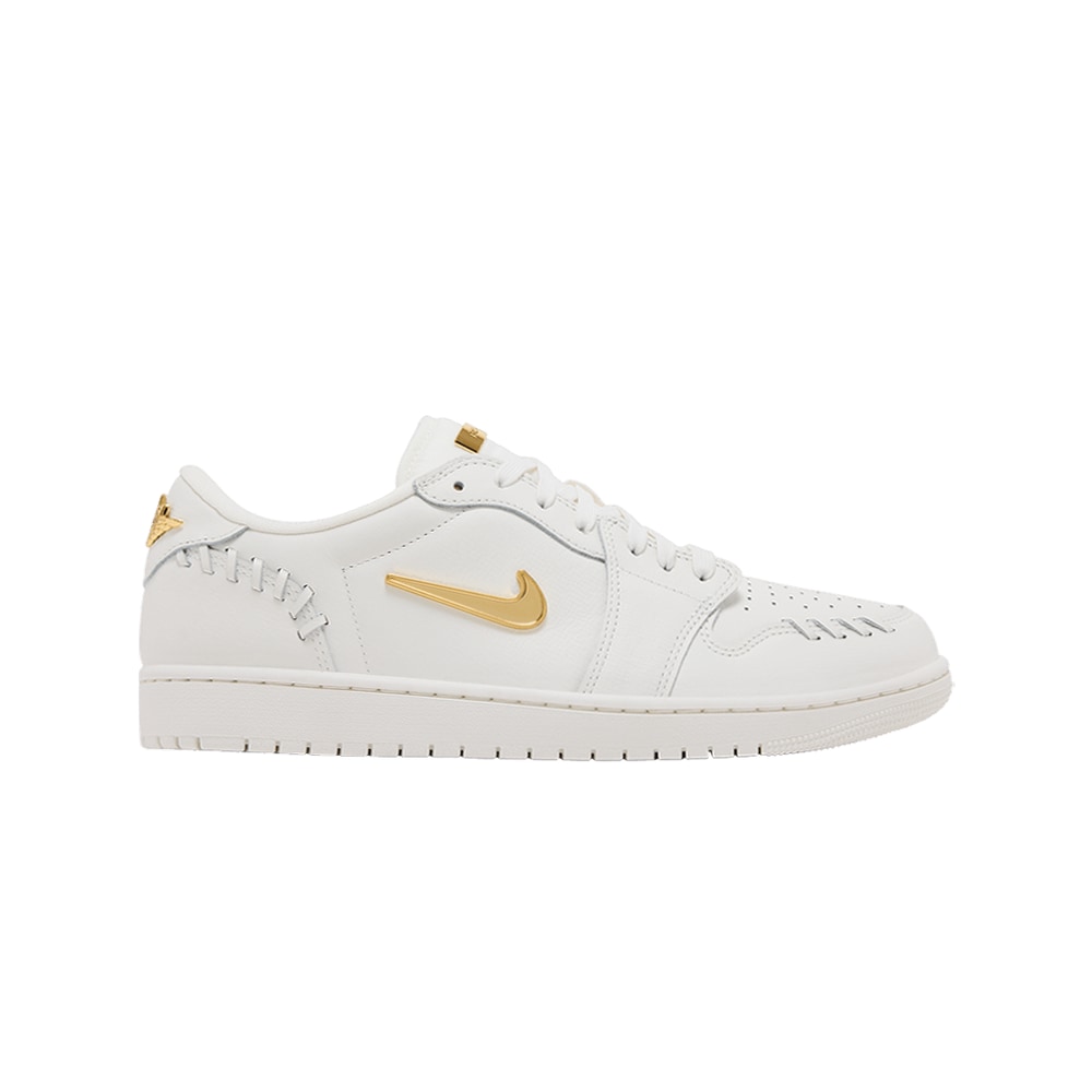 Air Jordan 1 Low Method of Make Sail Metallic Gold – boty, bílá