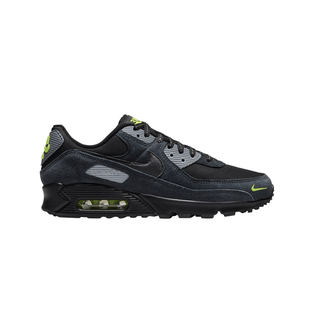 Nike Air Max 90 Black Cool Grey Volt – scarpe, nero