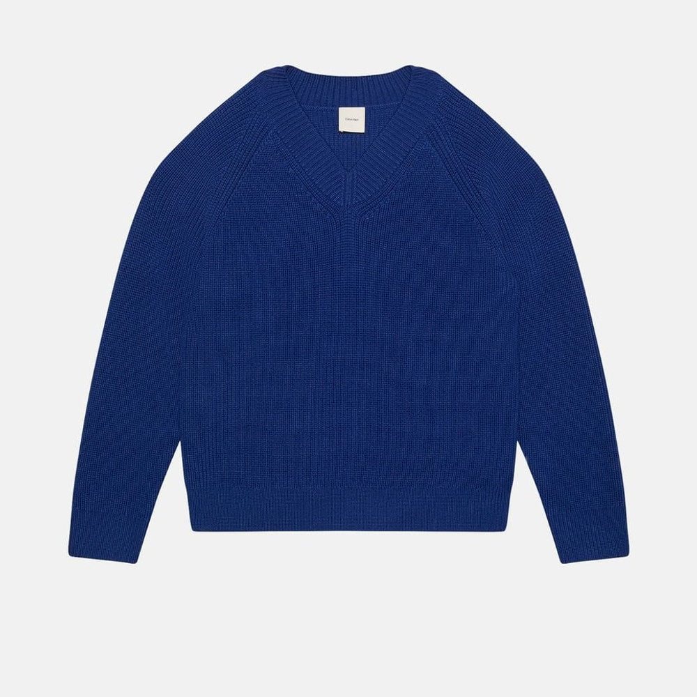 Calvin Klein Wool-blend pullover Blue – облекло, син