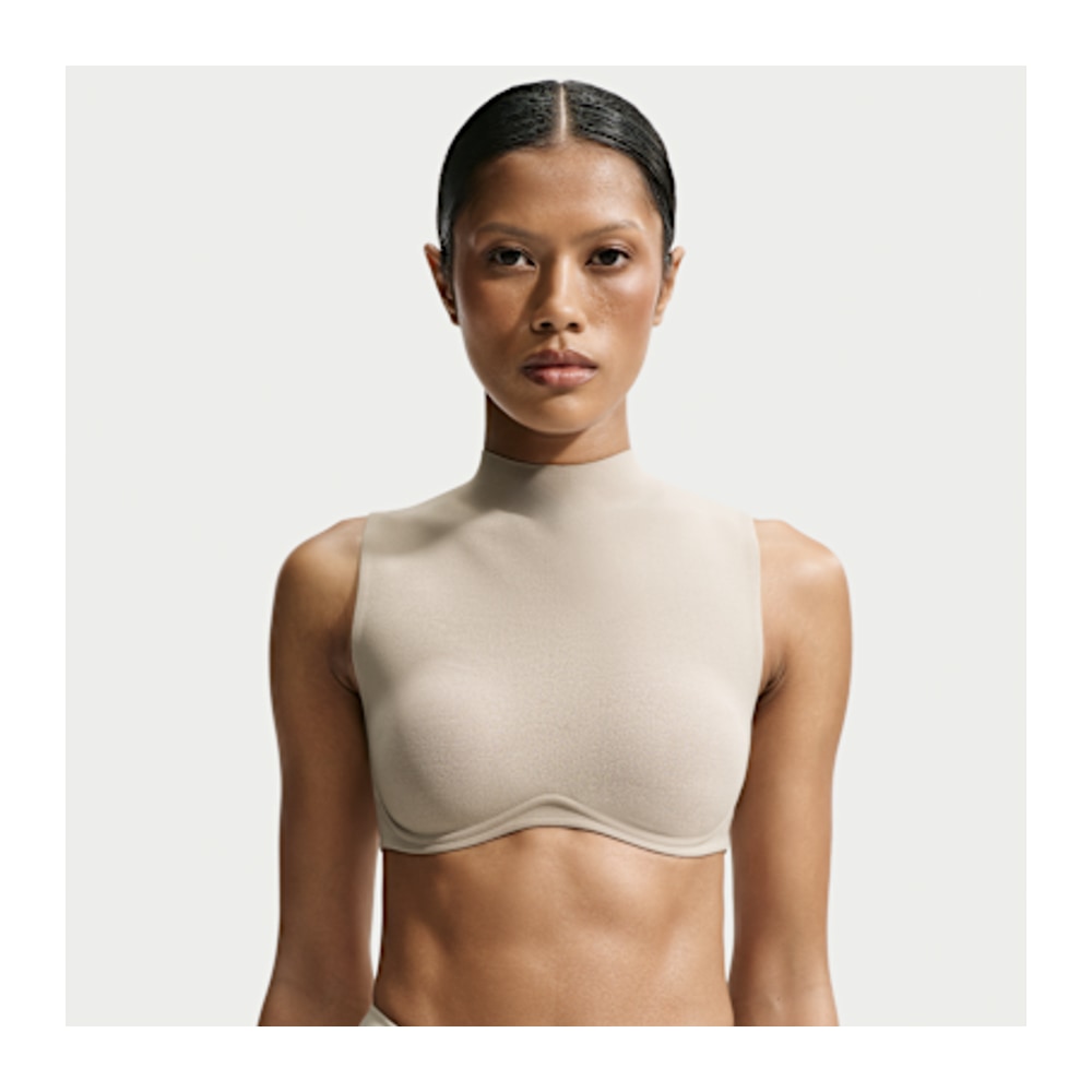 Nike NikeSKIMS Studio Stretch Halter Bra Linen (Women's) – тениска