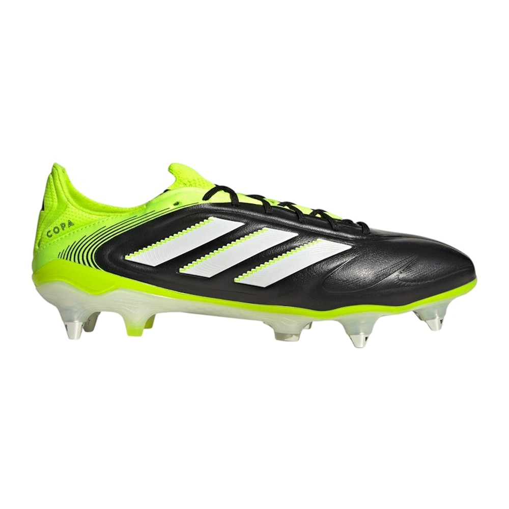 adidas Copa Pure 3 Elite SG Core Black Cloud White Lucid Lemon – kengät, vihreä