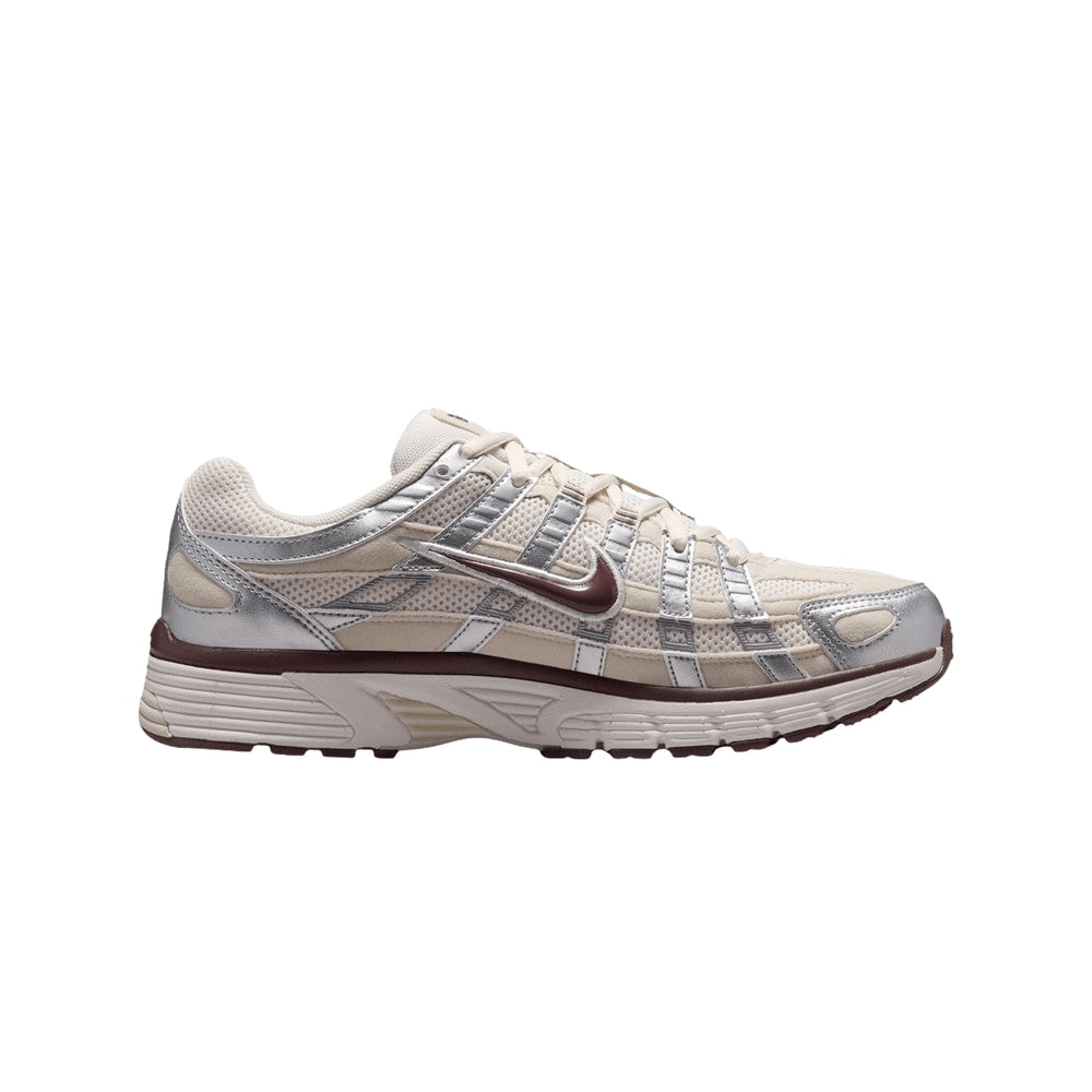 Nike Wmns P-6000 Phantom Metallic Silver Light Orewood Brown – tenisky, šedá