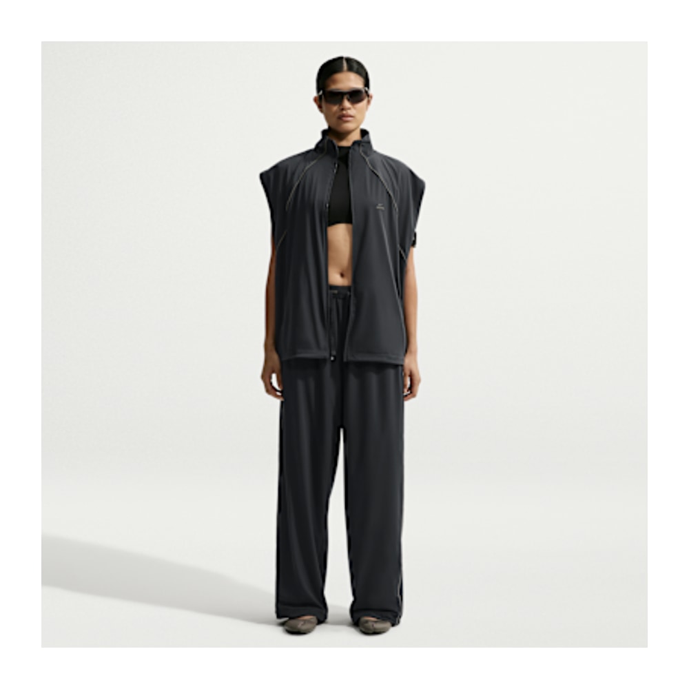 Nike NikeSKIMS Stretch Nylon Trousers Obsidian Olive Grey (Women's) – панталон, черен