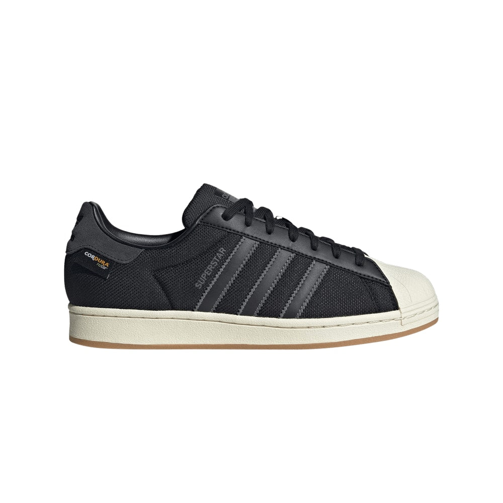 Adidas Superstar Black Carbon Gum Cordura – Schuhe, schwarz
