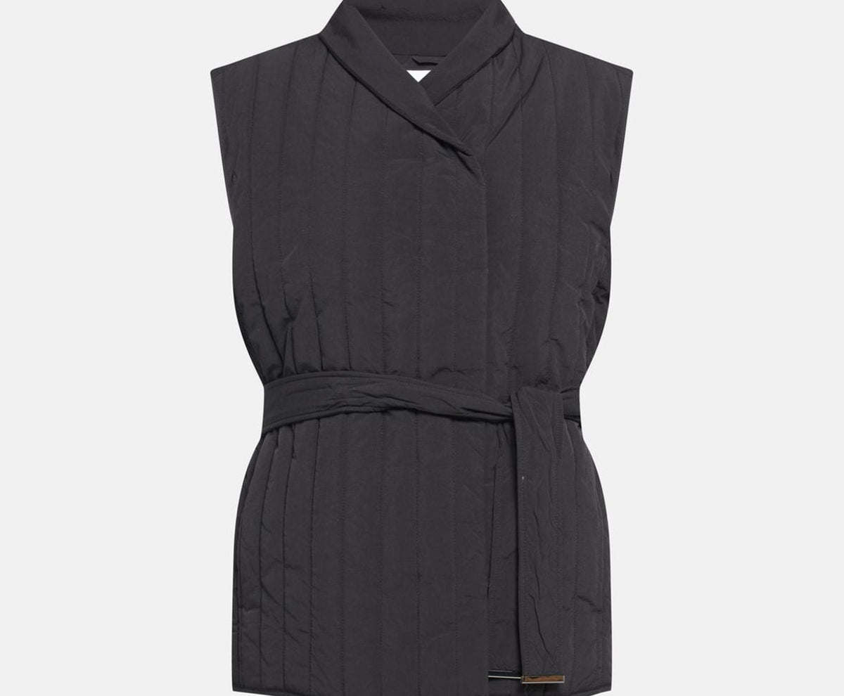 Calvin Klein Quilted gilet Black – Bekleidung, schwarz