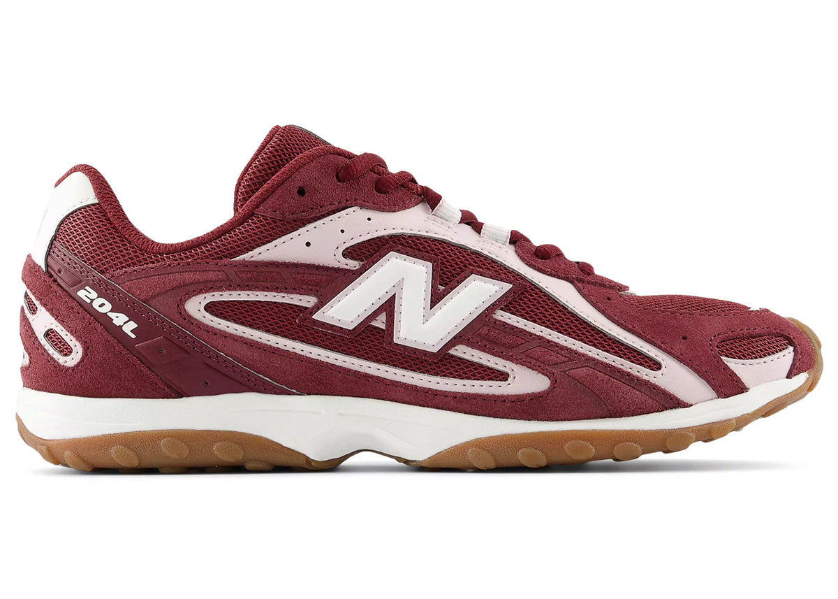 New Balance 204L Burgundy Stone Pink – scarpe, rosso