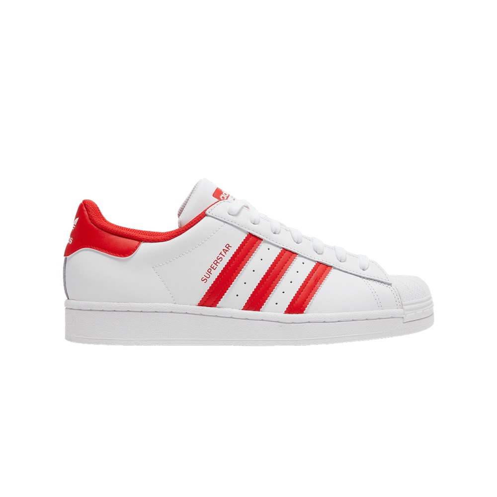 adidas Superstar White Vivid Red – Schuhe, rot