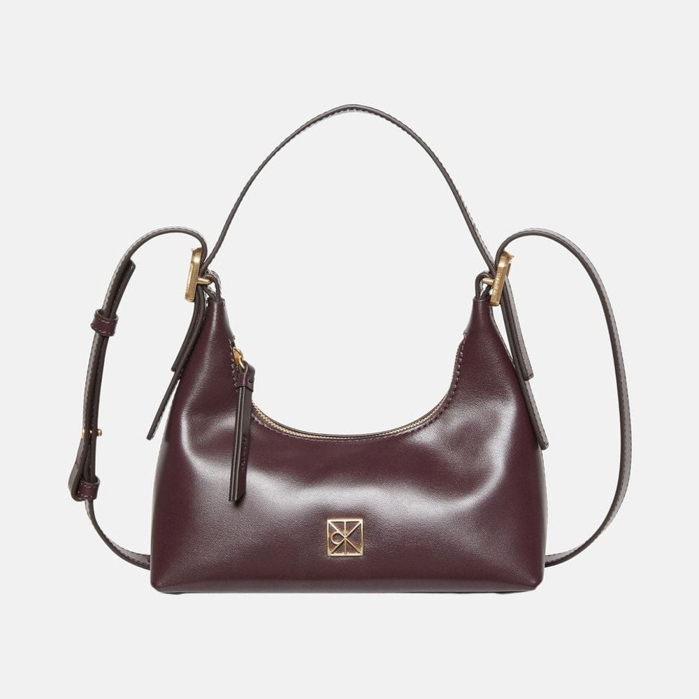 Calvin Klein Leather shoulder bag Red – чанта, червен
