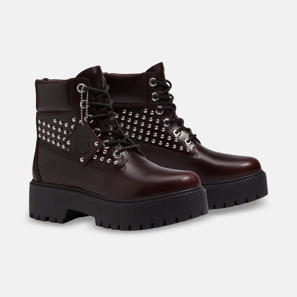 Timberland Lace-up boots Stone Street Burgundy – sko