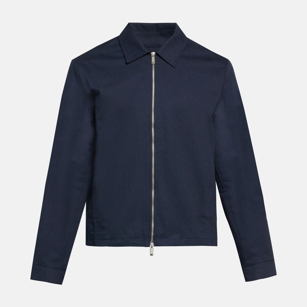 Calvin Klein Shacket Dobby Dark Blue – kleding