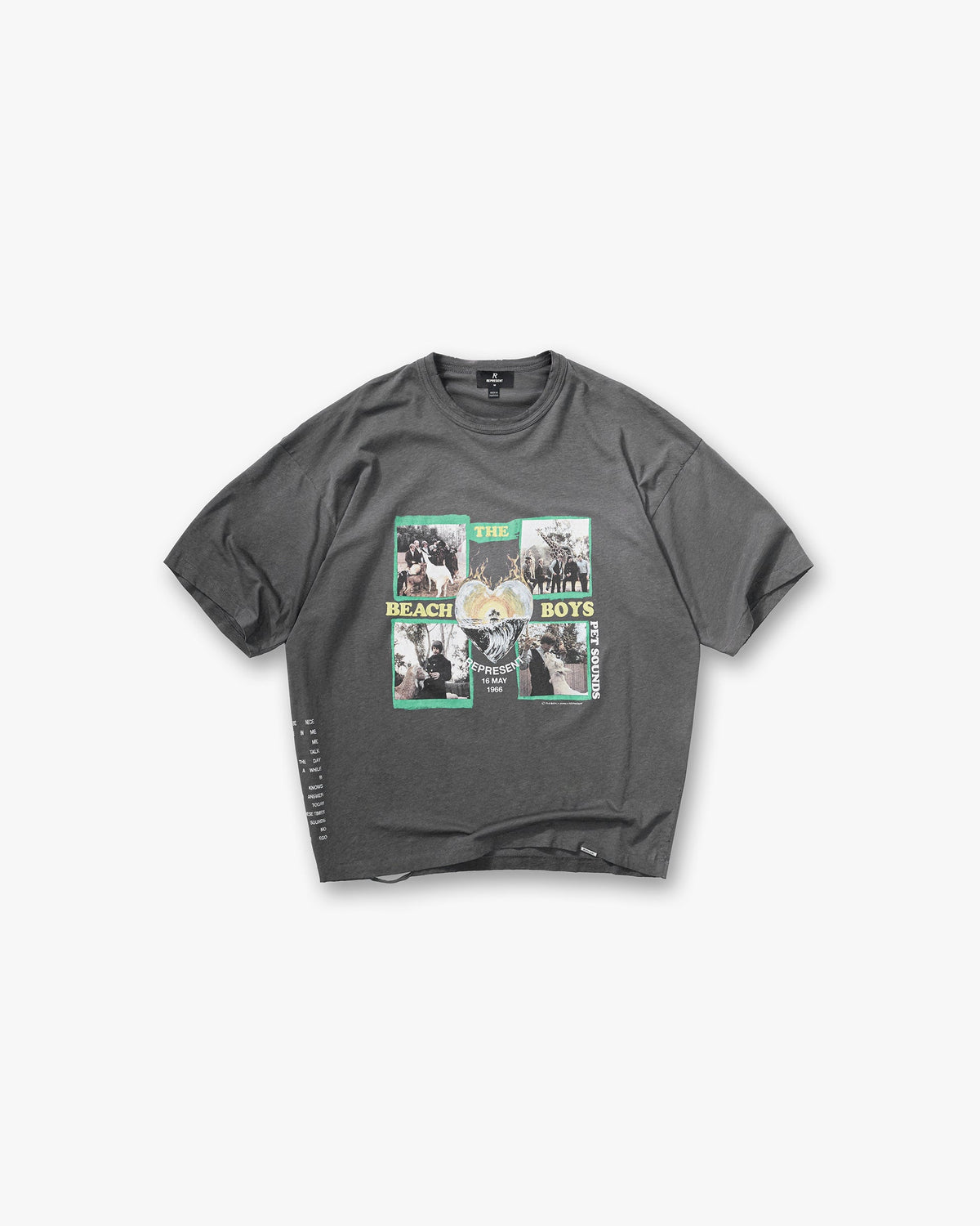 Represent x Beach Boys Pet Sounds T-Shirt Sunfade Grey