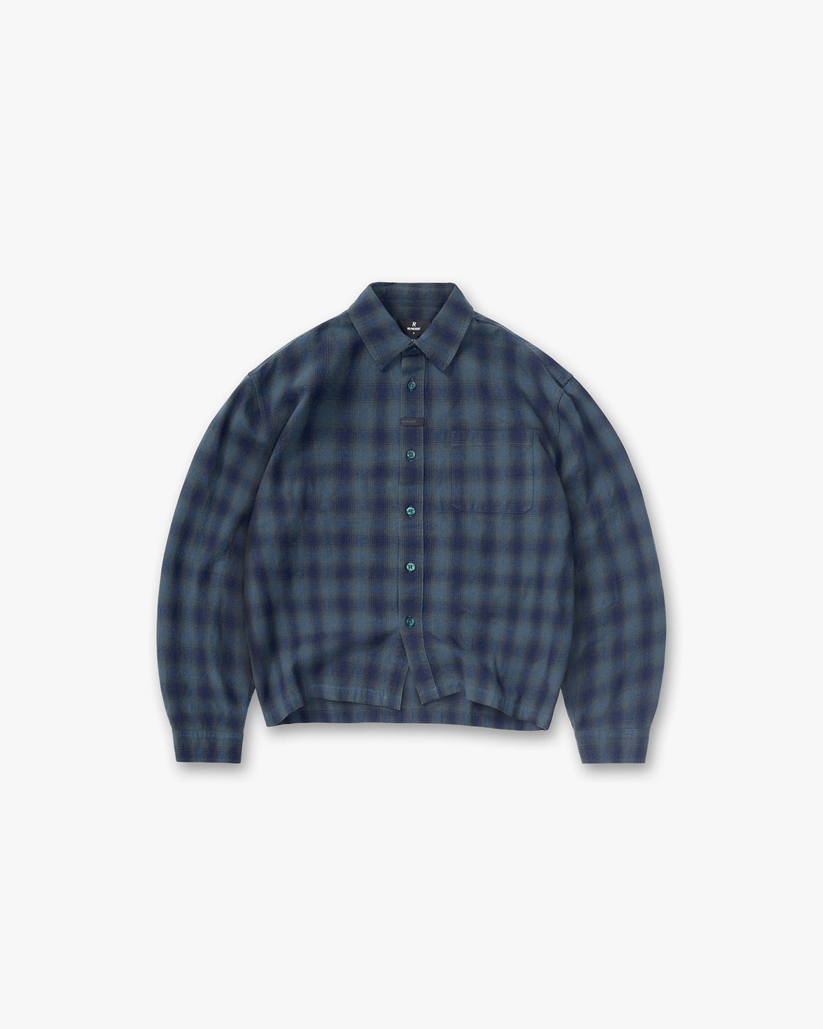 Represent Resent Plaid Shirt Dark Green