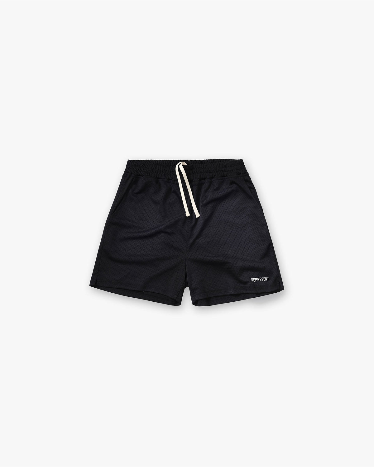 Represent Mesh Shorts Washed Black