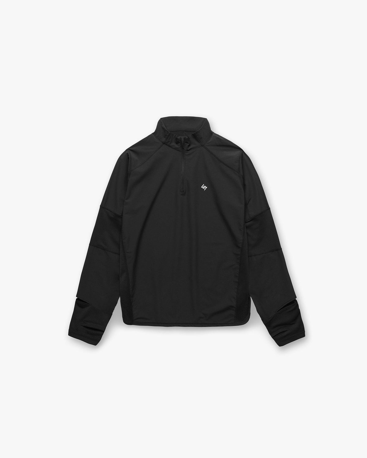 Represent 247 Run Quarter Zip Jet Black