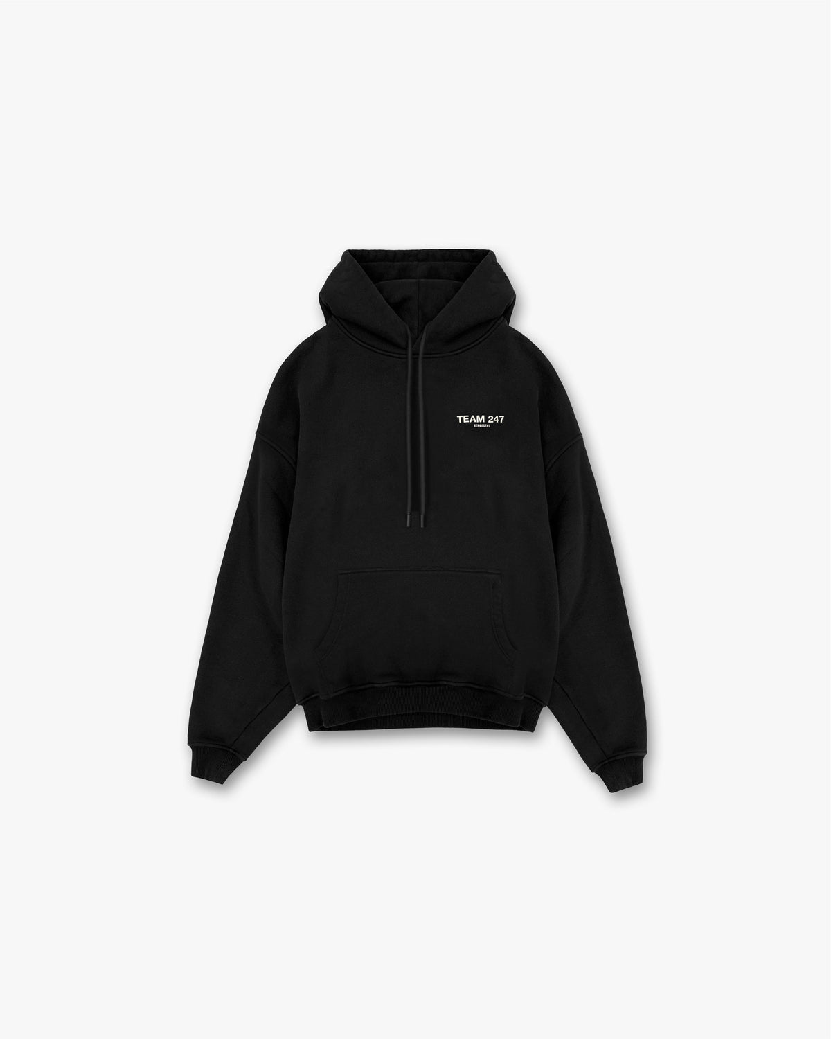 Represent Team 247 Oversized Hoodie Jet Black
