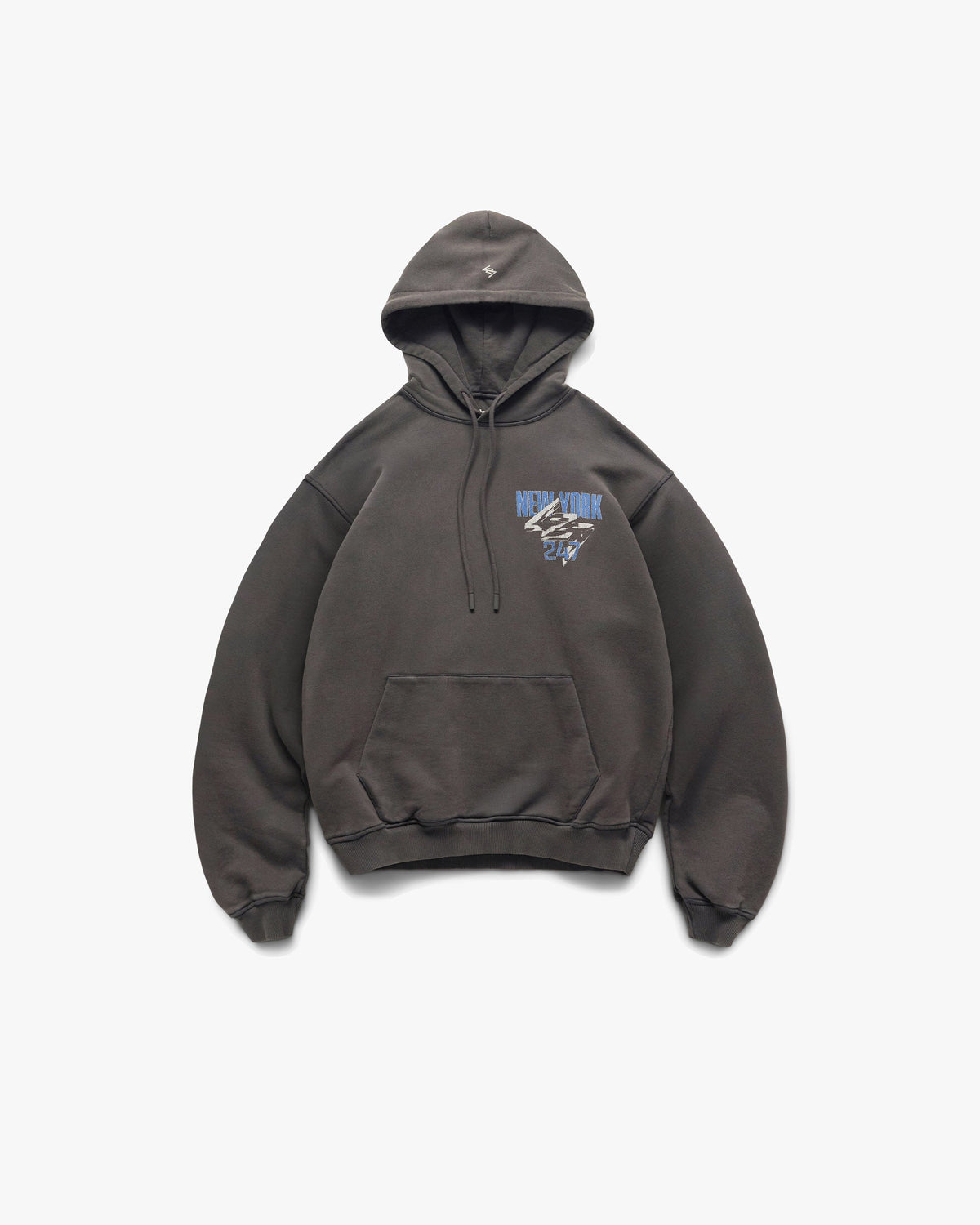 Represent 247 New York Hoodie Washed Grey – huppari