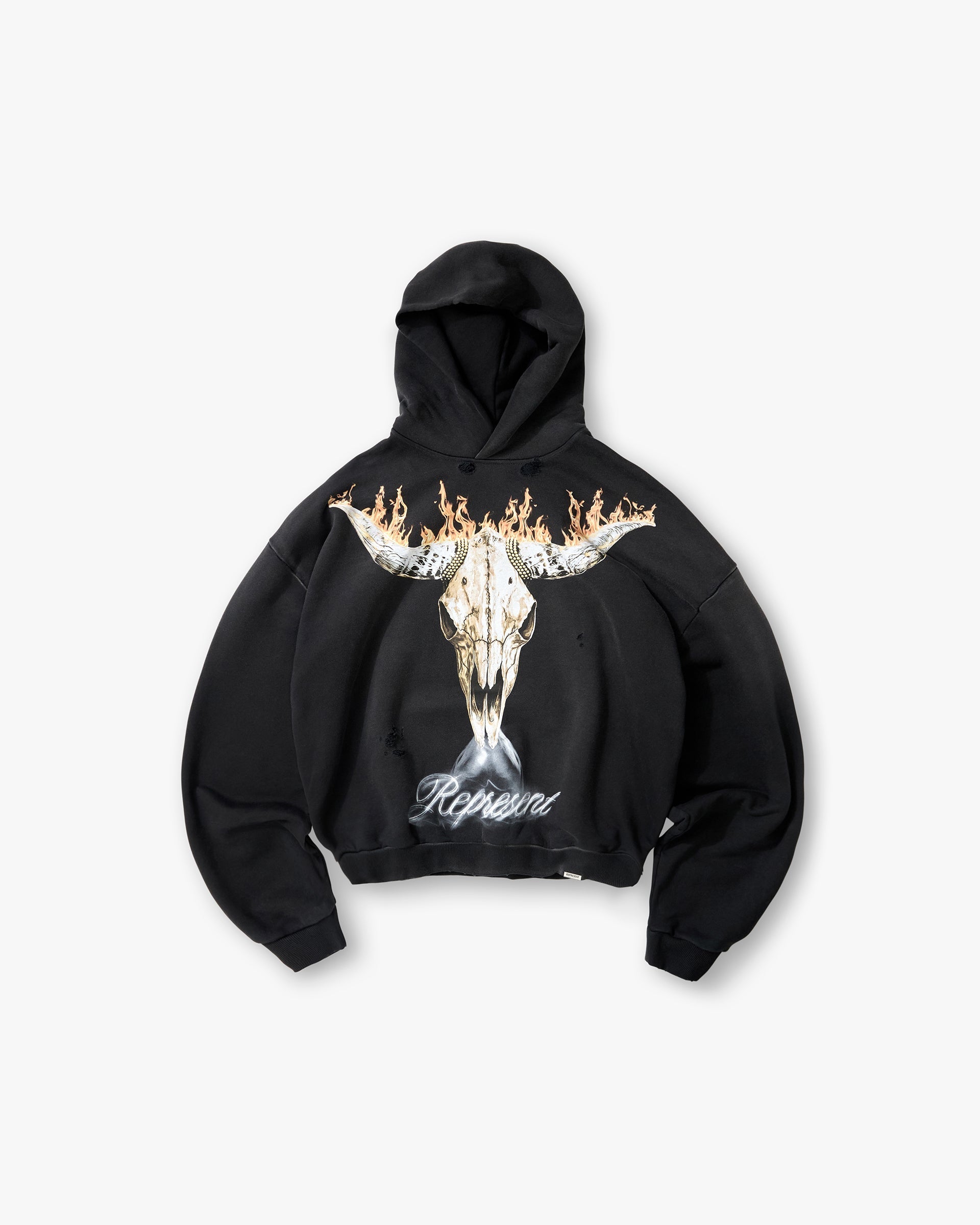 Represent British Cowboys Hoodie Stained Black