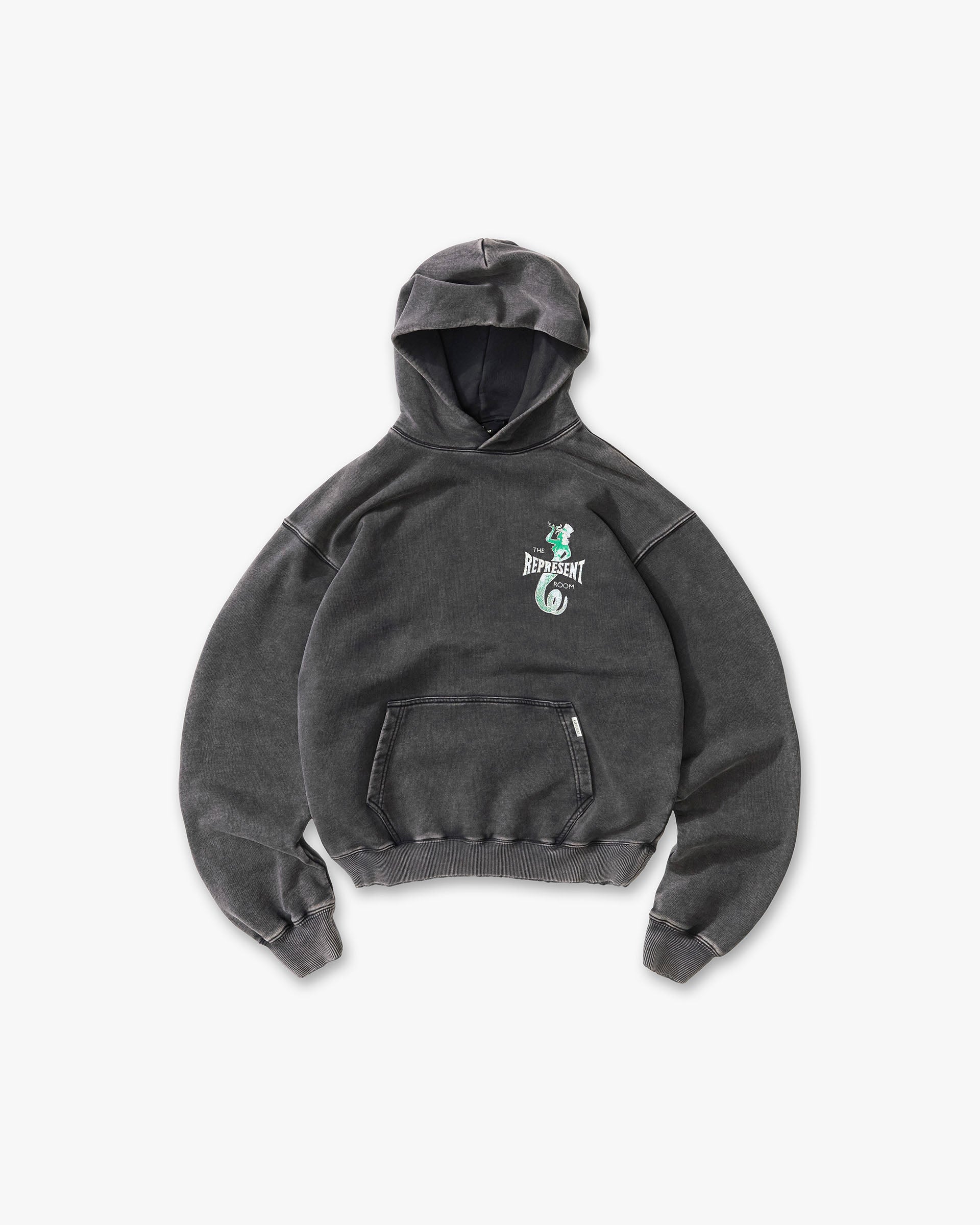 Represent x The Viper Room Dice Hoodie Vintage Grey