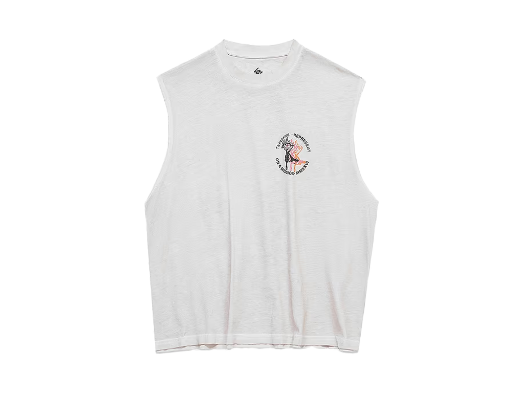 Represent 247 Torch Boxy Tank Bleach Wash