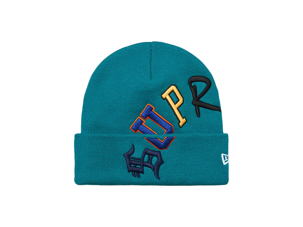 Supreme New Era Arc Beanie Teal