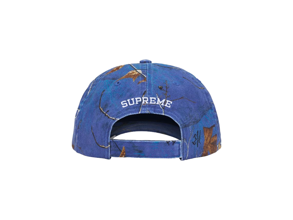 Supreme Bottle Opener 6-Panel Hat Blue Camouflage-Supreme-pikastore.cz