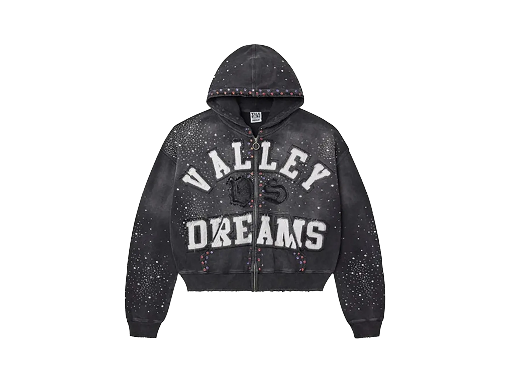 Vale Forever Classico Zip Up Hoodie Black – huvtröja