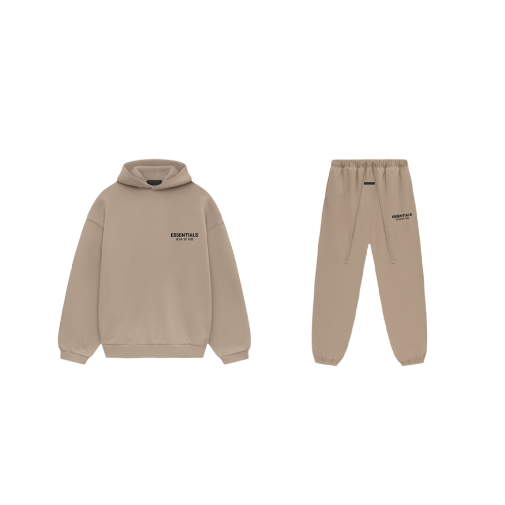 Fear of God Essentials S24 Desert Sand Hoodie + S24 Sweatpants Sand SET-Bundle-pikastore.cz-pikastore.cz