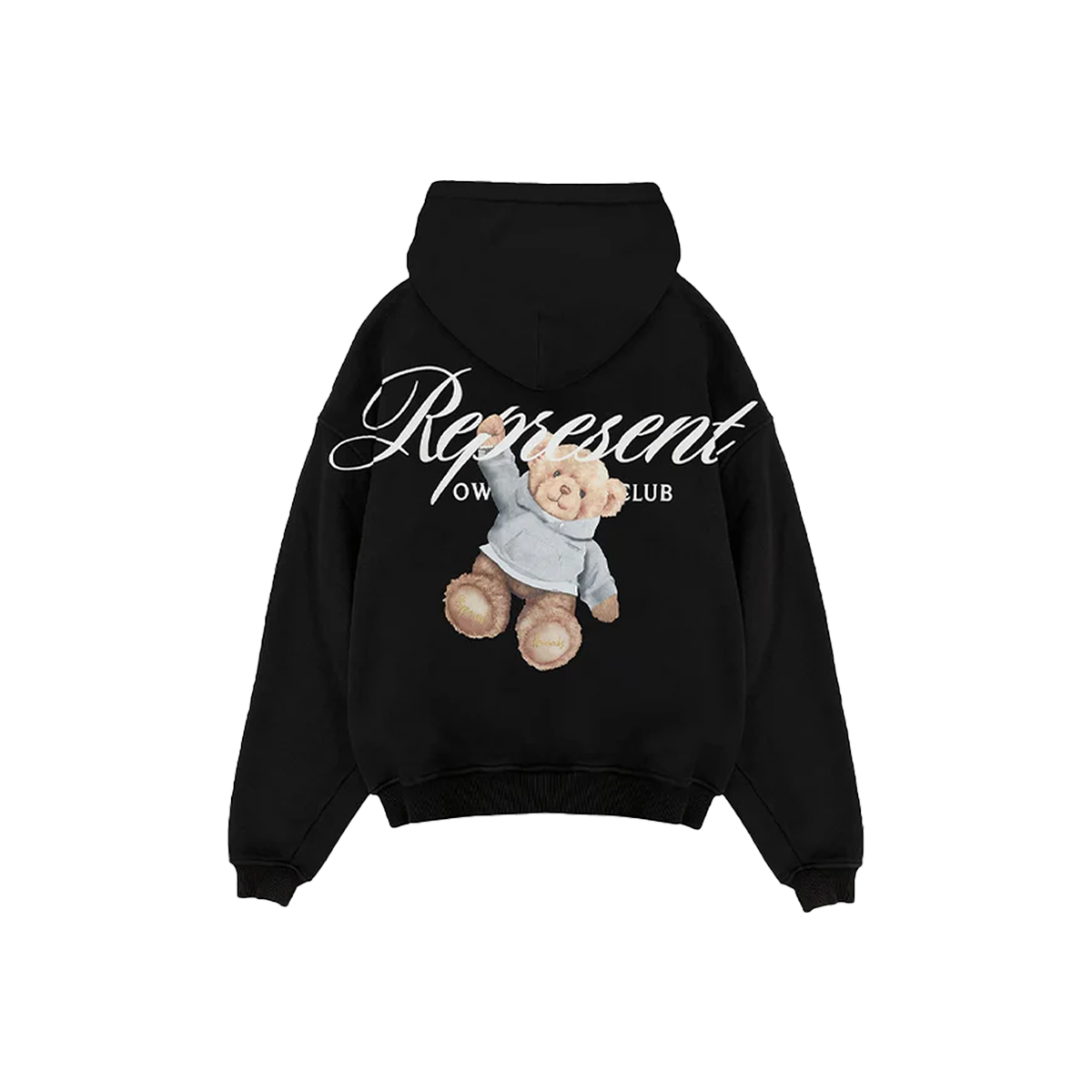Represent X Harrods Bear Owners Club Hoodie Jet Black-Represent-pikastore.cz
