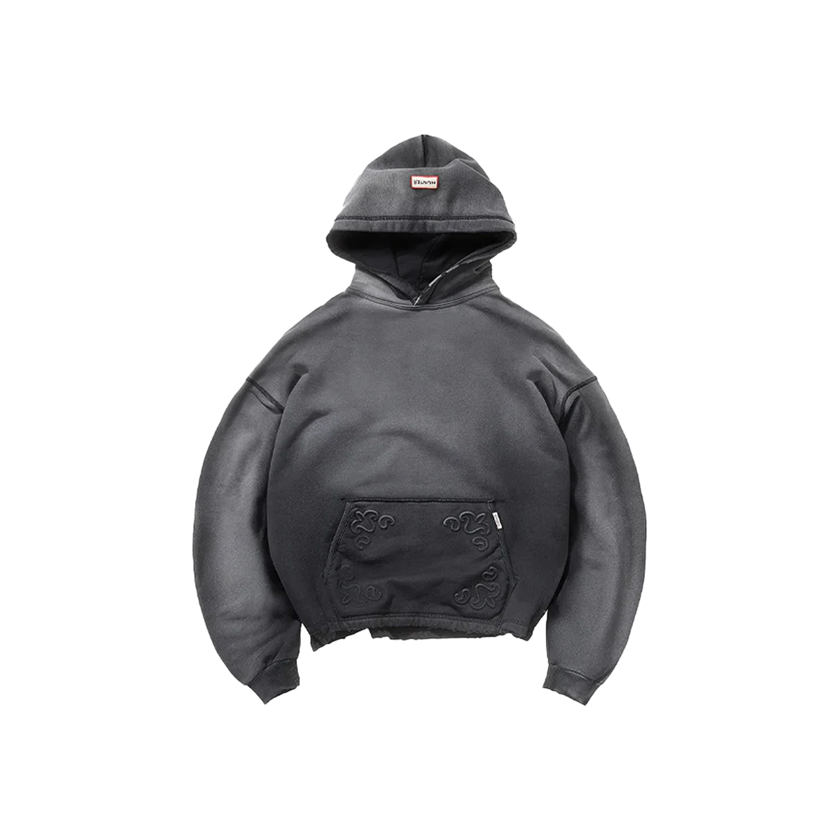 Represent X Hunter Hoodie Stained Black-Represent-pikastore.cz