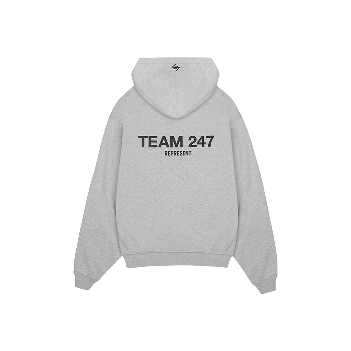 Represent Team 247 Oversized Hoodie Ash Grey-Represent-pikastore.cz