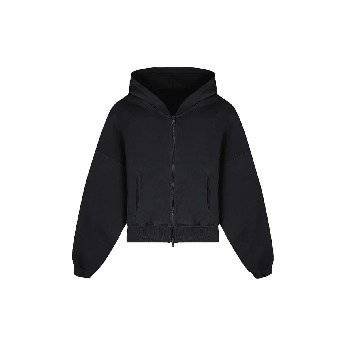 Represent WMNS Initial Oversized Crop Hoodie Washed Black-Represent-pikastore.cz