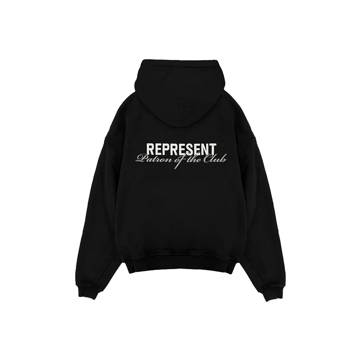 Represent Patron Of The Club Hoodie Black-Represent-pikastore.cz