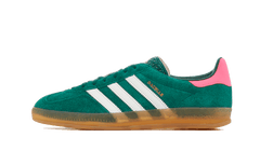 Adidas Gazelle Indoor Collegiate Green Lucid Pink (Women's)