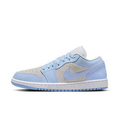 Jordan 1 Low Football Gray Aluminum (Women's)