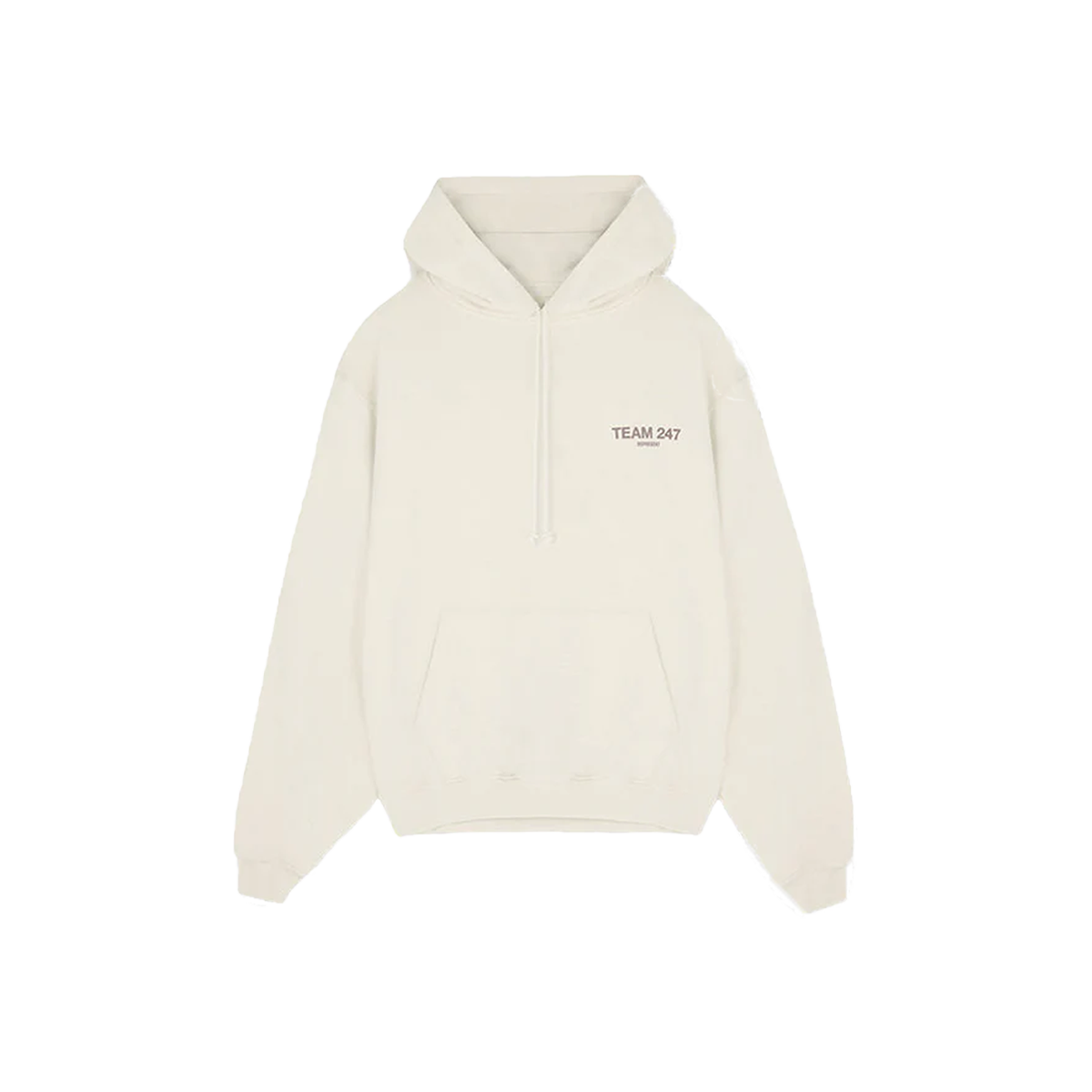 Represent Team 247 Oversized Hoodie Cream-Represent-pikastore.cz