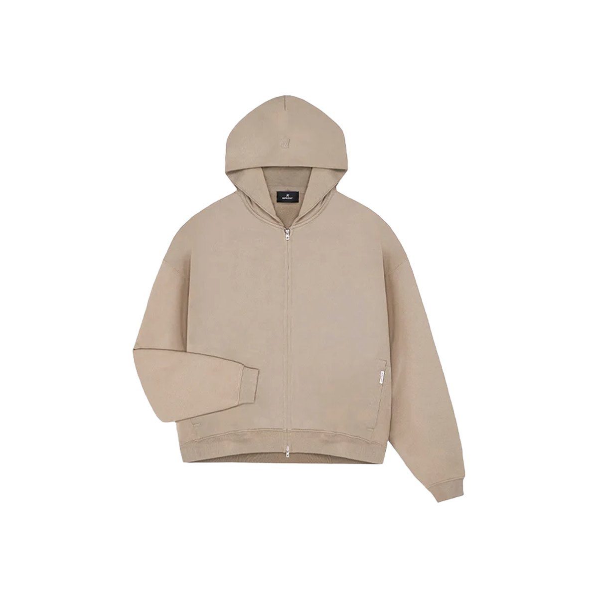 Represent Initial Boxy Zip Through Hoodie Dune-Represent-pikastore.cz