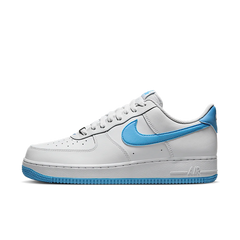 Nike Air Force 1 GS White Aquarius Blue