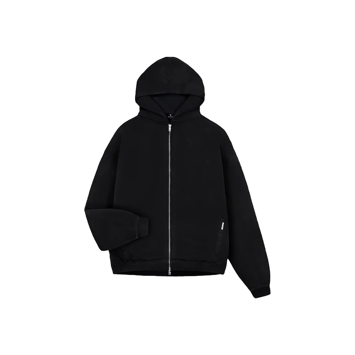 Represent Initial Oversized Zip Hoodie Black-Represent-pikastore.cz