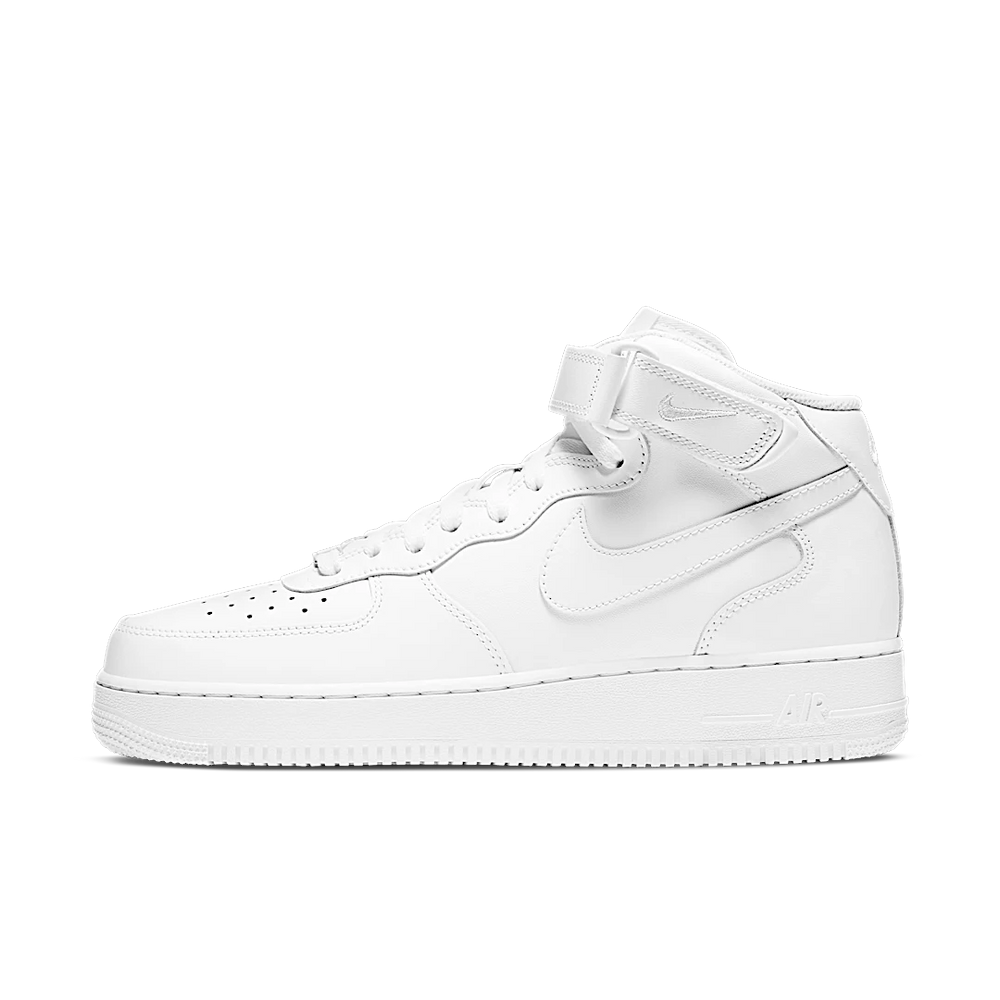 Nike Air Force 1 Mid EasyOn SE GS Triple White-Nike-pikastore.cz