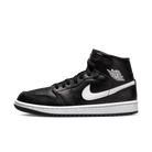 Nike Air Jordan 1 Mid Black White-Air Jordan-pikastore.cz