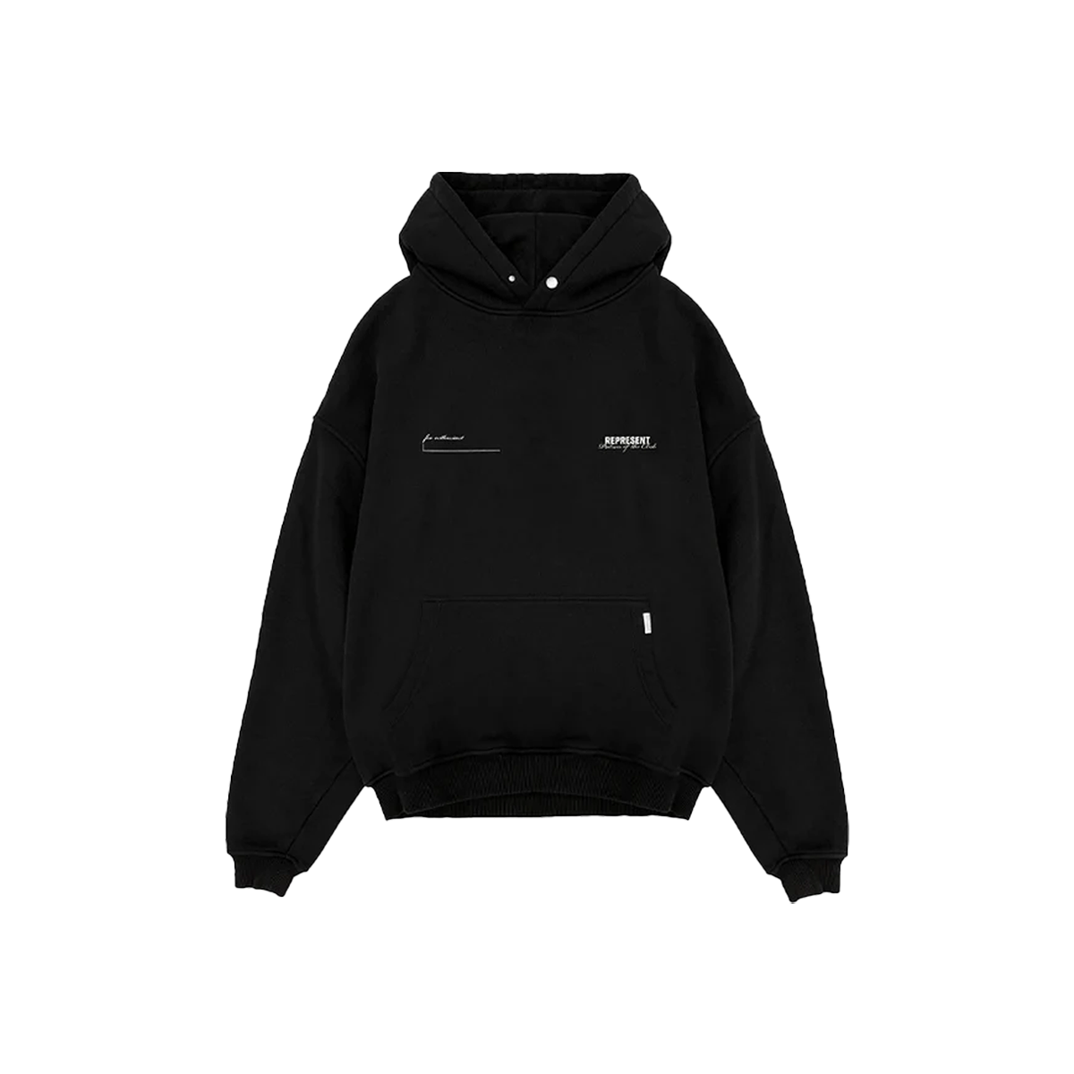 Represent Patron Of The Club Hoodie Black-Represent-pikastore.cz