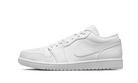 Nike Air Jordan 1 Low Triple White Tumbled Leather (GS)-sneakers-Air Jordan-pikastore.cz