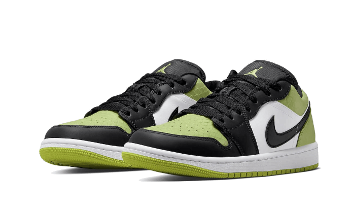 Nike Air Jordan 1 Low Snakeskin Vivid Green (Women's)-sneakers-Air Jordan-pikastore.cz
