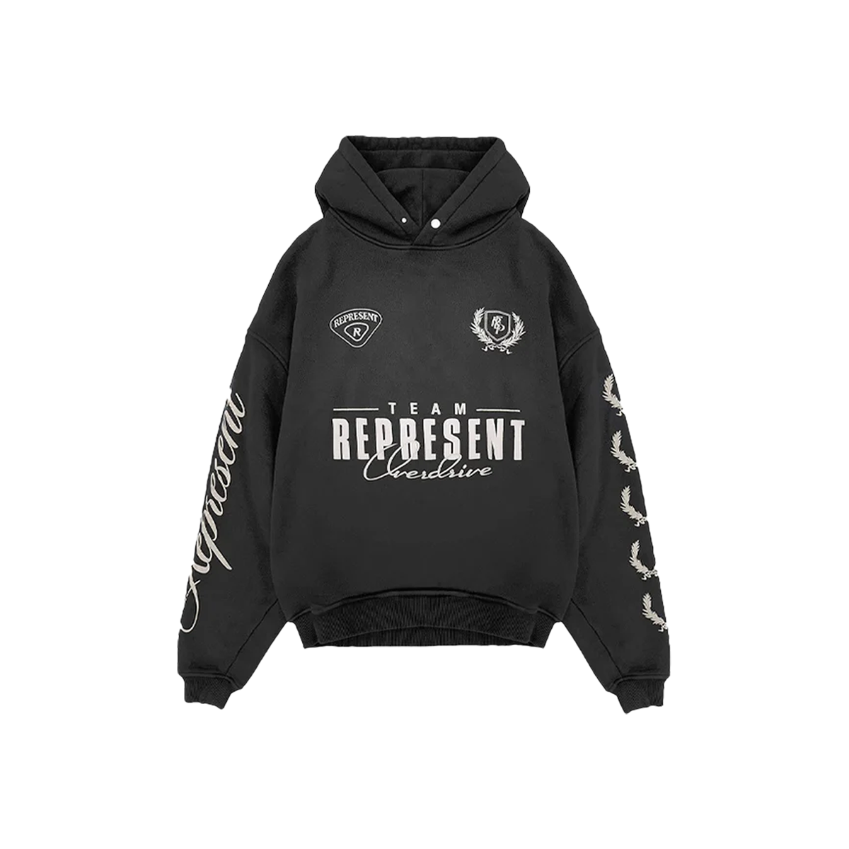 Represent World Championship Hoodie Stained Black
