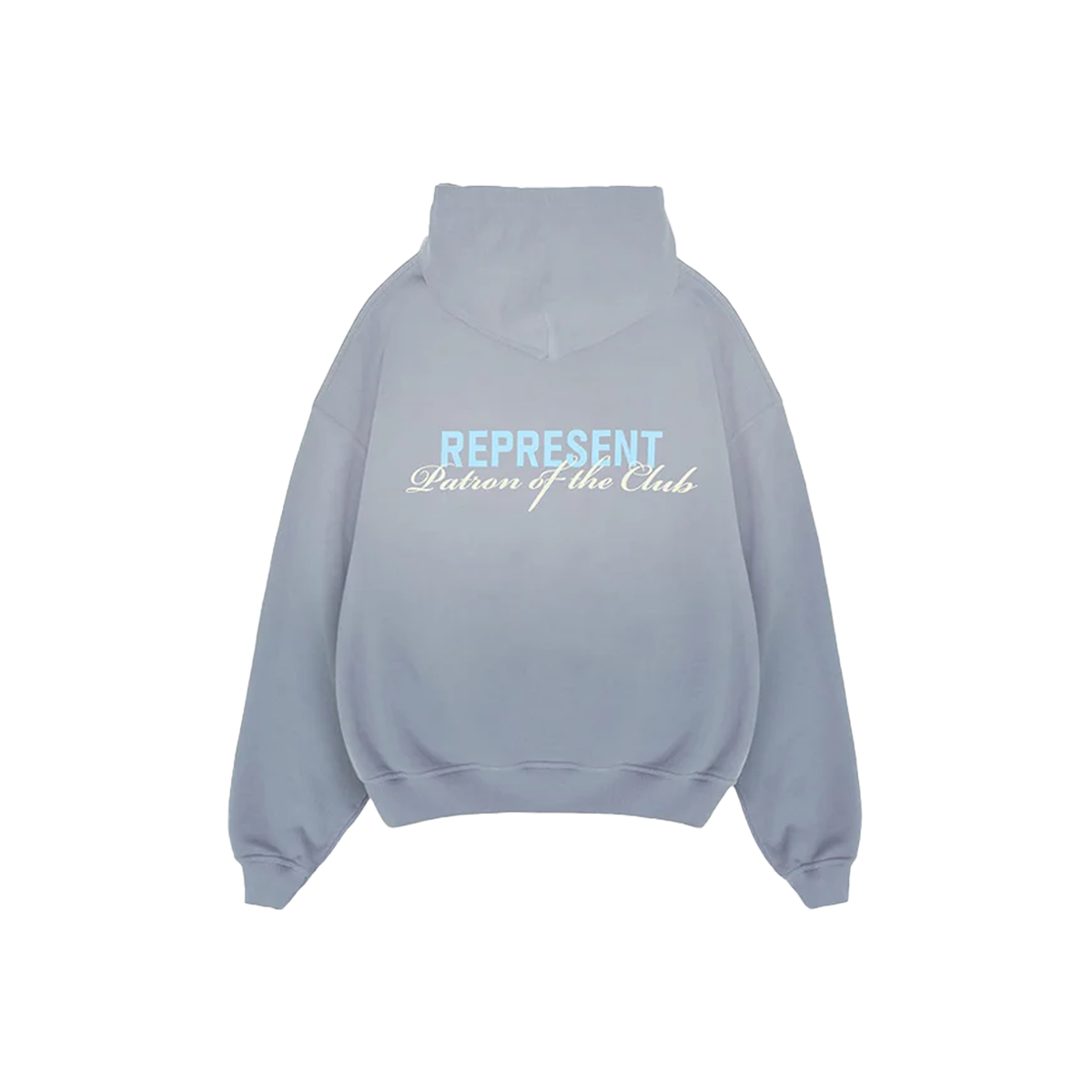 Represent Patron Of The Club Hoodie Washed Grey