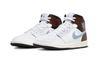 Nike Air Jordan 1 Mid SE GS White Blue Grey-Air Jordan-pikastore.cz