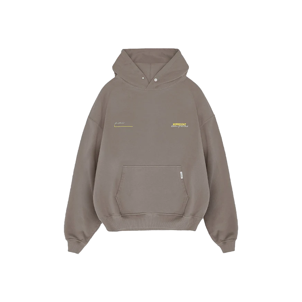 Represent Patron Of The Club Hoodie Washed Olive-Represent-pikastore.cz