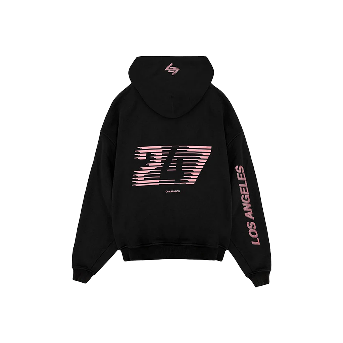 Represent 247 Los Angeles Hoodie Jet Black-Represent-pikastore.cz