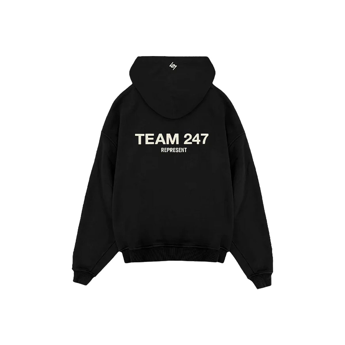 Represent Team 247 Oversized Hoodie Black