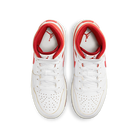 Nike Air Jordan 1 Mid SE GS White Dune Red-Air Jordan-pikastore.cz